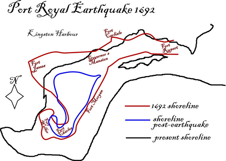 Picture Of 1692 Port Royal Earthquake