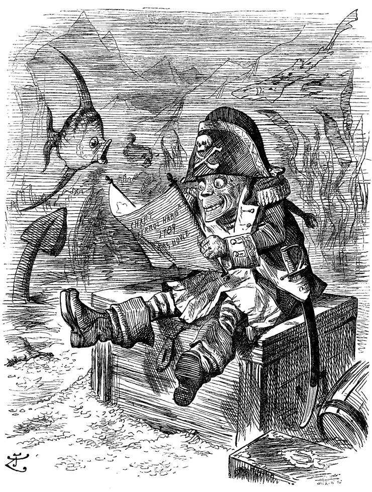 Picture Of Davy Joness Locker By John Tenniel 1892