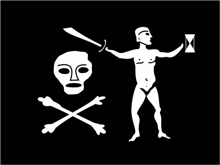 Picture Of Flag Of Pirate Captain Dulaien