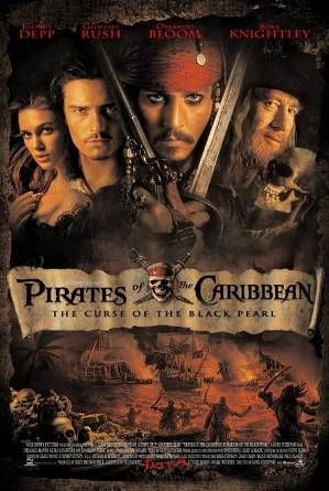 Poster For Pirates Of The Caribbean The Curse Of The Black Pearl