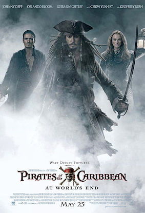 Theatrical Release Poster For Pirates Of The Caribbean At World's End
