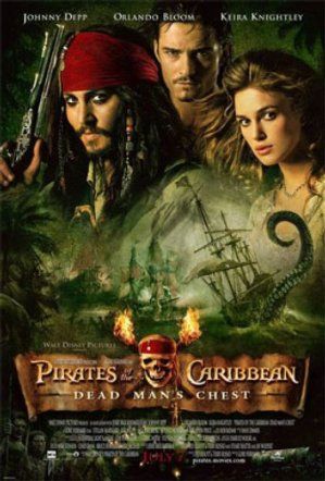 Theatrical Release Poster For Pirates Of The Caribbean Dead Man's Chest