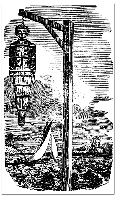 Picture Of William Kidd Hanged