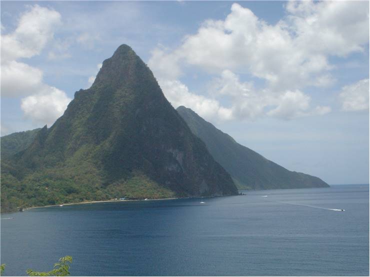 Windward Islands - The Pitons at Soufriere Saint Lucia
