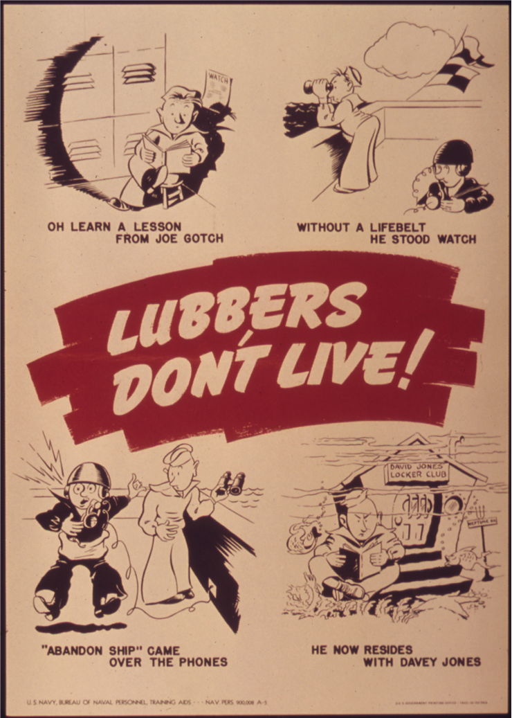 Picture Of Davy Jones And Lubbers Dont Live